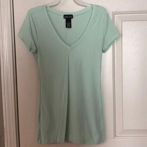 NWT size S wet seal mint v-neck